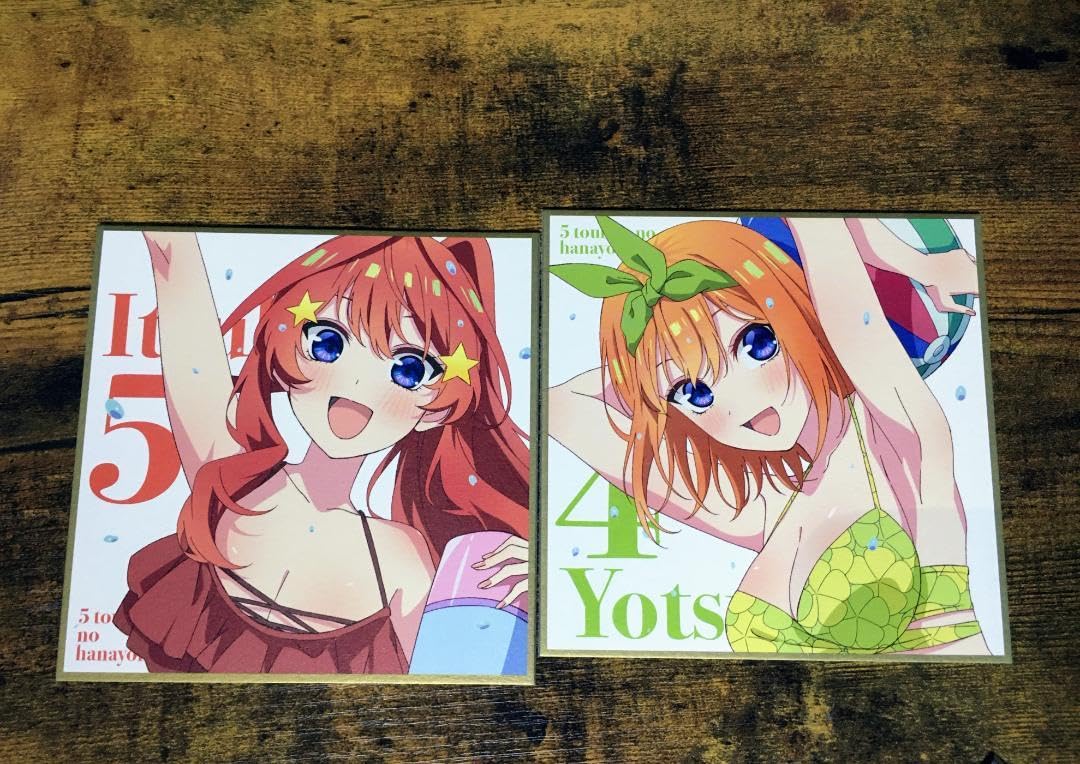 五等分の花嫁 映画 入場特典 ミニ色紙 制服 花嫁 水着 大人 色紙 TVアニメ『五等分の花嫁』公式 on X: 